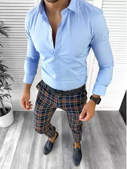 Tinuta barbati smart casual Pantaloni + Camasa 12643 E Tinuta barbati smart casual Pantaloni + Camasa 12643 E